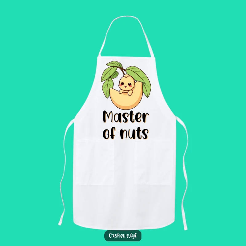 Funny Cashew Adventure Apron: Cook Up Fun Rides with Nutty Flair