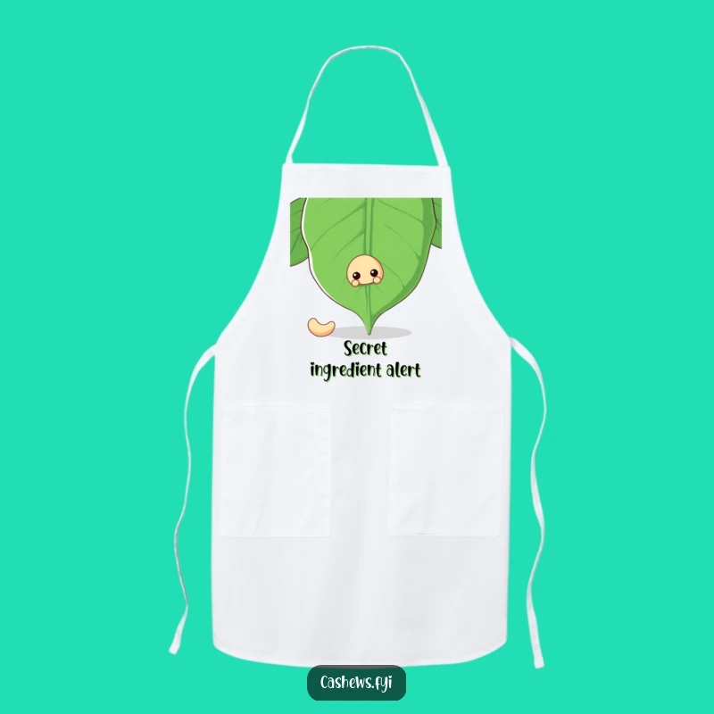Funny Cashew Nut Gardener's Apron - Peek-a-Boo Kitchen Fun!