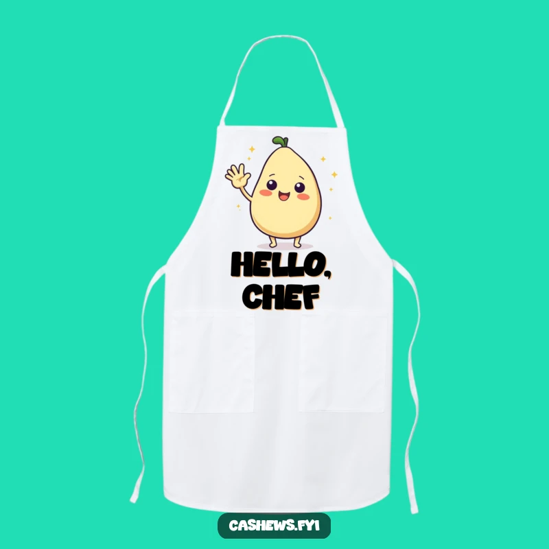 Funny Cashew Hello Apron: Greet Your Guests with This Hilarious Nutty Kitchen Wear!