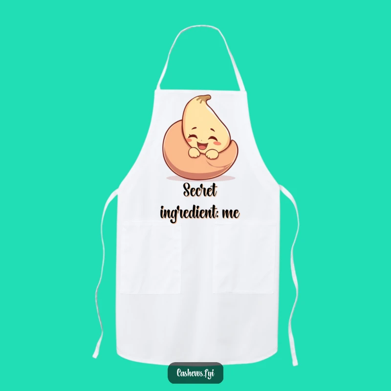 Funny Winking Cashew Apron: Cook and Play with This Cheeky Nutty Kitchen Accessory