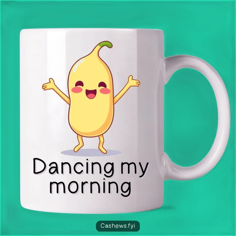 Funny Kawaii Cashew Dance Mug - Joyful & Hilarious Gift for Dancers
