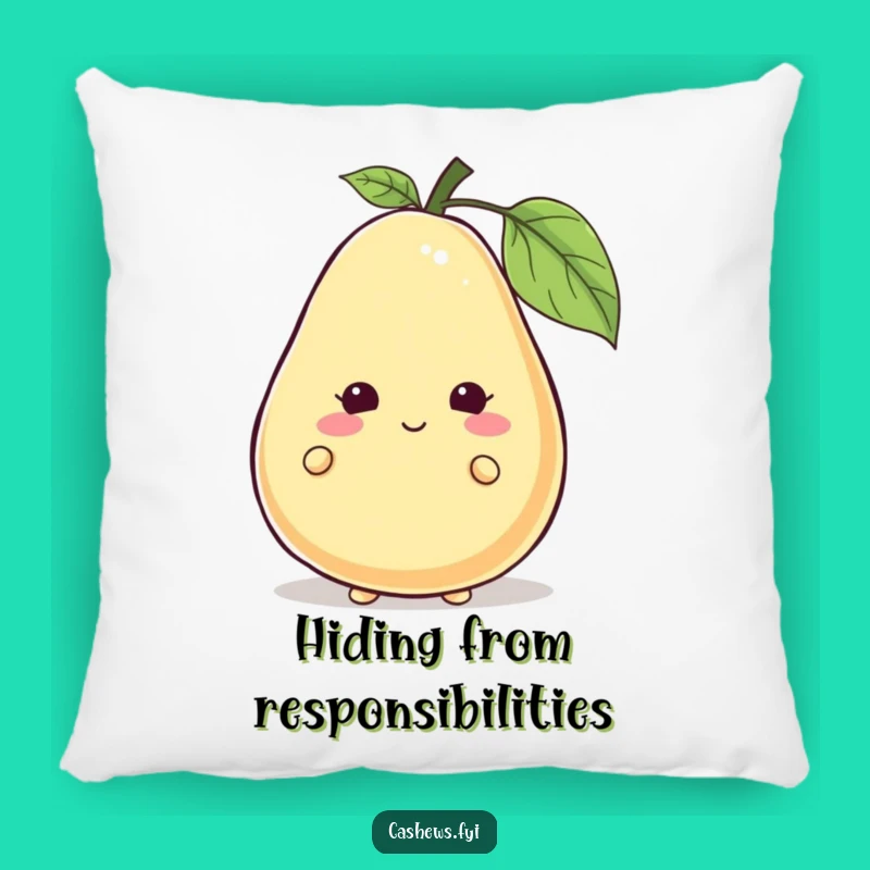 Funny Cashew Peek-a-Boo Pillow: Comfy Hider, The Perfect Decorative Funny Pillow!