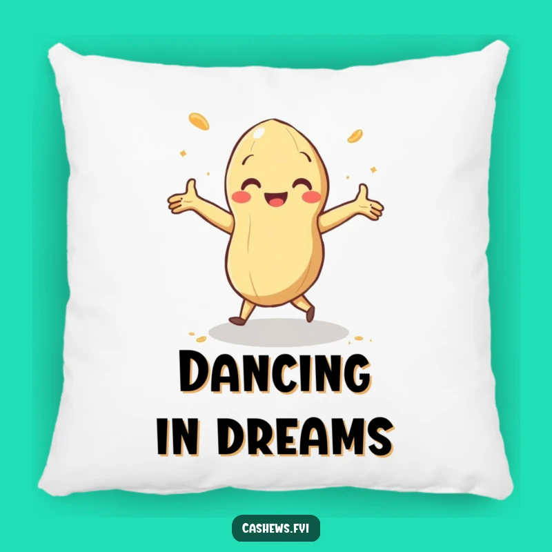 Funny Dancing Cashew Pillow: Cozy, Joyful Nutty Support for Your Relaxing Jigs