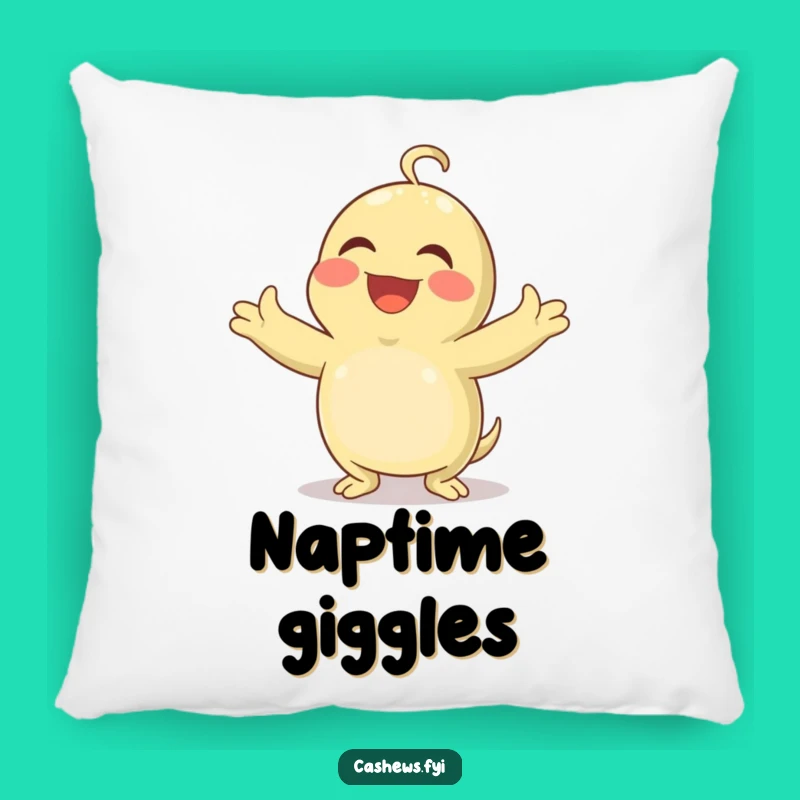 Funny Laughing Cashew Pillow: Cozy Up with This Joyful Companion