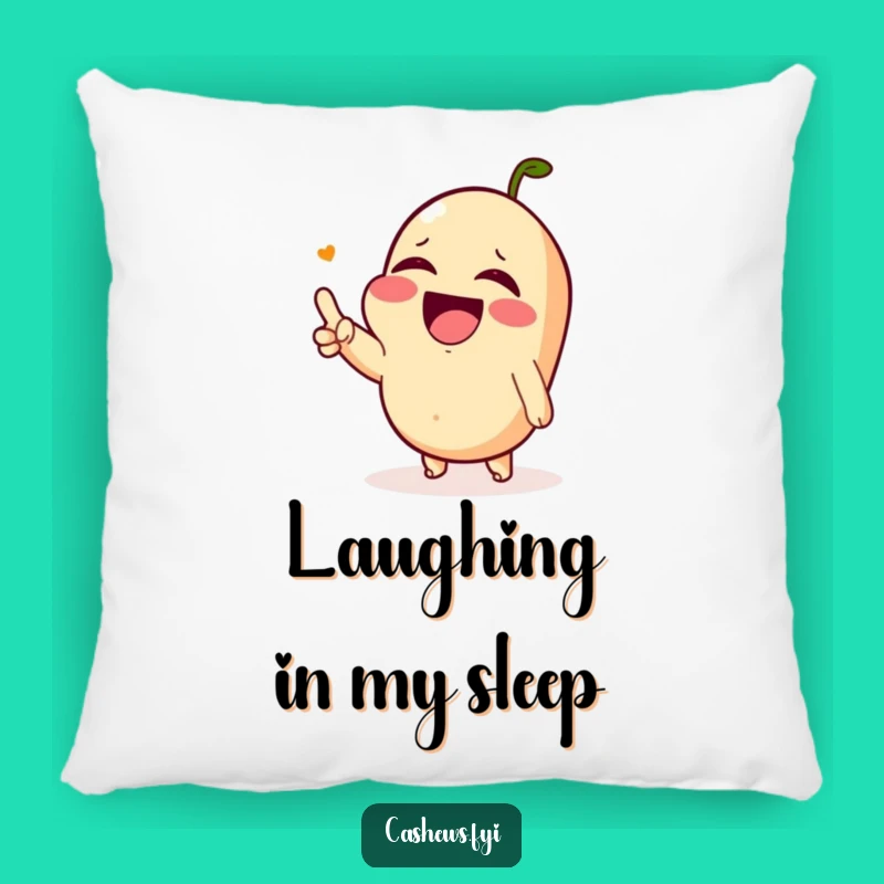 Funny Laughing Cashew Pillow - Comfy & Hilarious Couch Companion