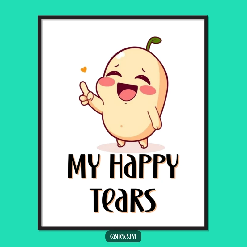 Funny Laughing Cashew Digital Art - Instant Hilarious Joke Decor