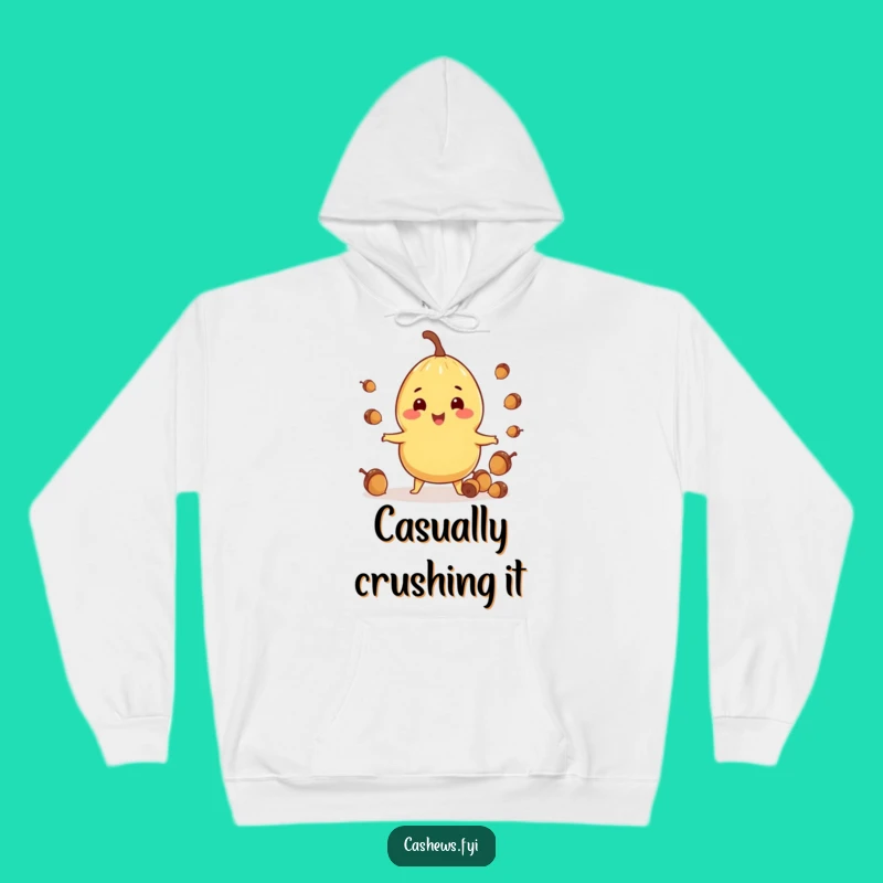Funny Juggling Cashew Hoodie: Stay Cozy with This Hilarious Nutty Sweatshirt