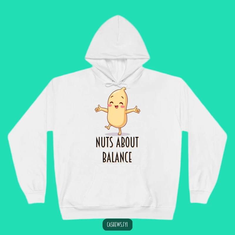 Funny Cashew Hoodie: Cozy Up with This Hilarious Nutty Character Design
