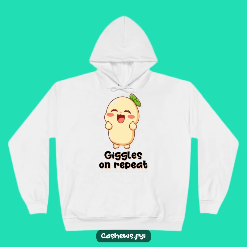 Funny Giggling Cashew Hoodie: Cozy & Laughing Nut, Perfect Humorous Gift