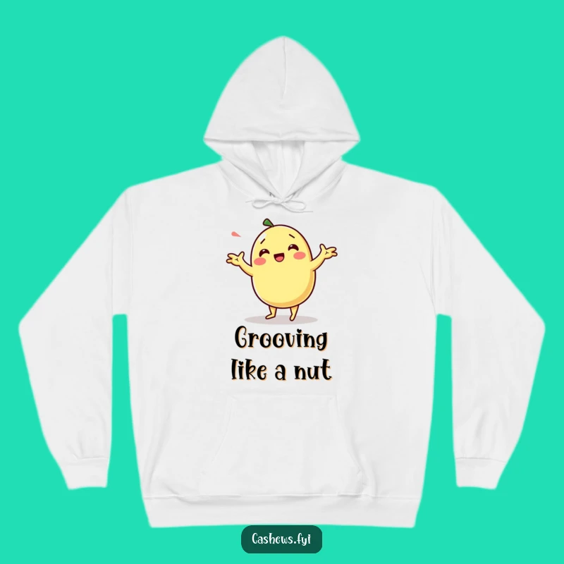 Funny Kawaii Cashew Dance Hoodie - Cozy and Hilarious Nutty Warmth for Movers