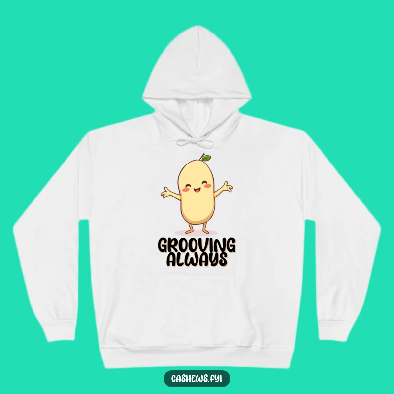 Funny Kawaii Cashew Hoodie: Cozy Silly Dance Vibes, a Hilarious and Warm Gift