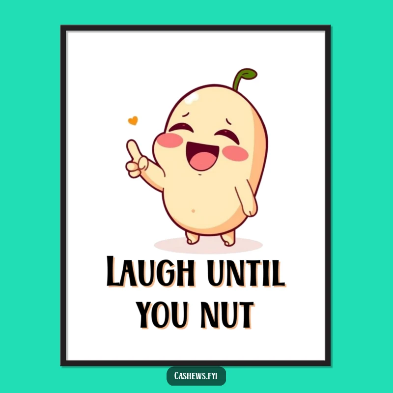 Funny Free Printable Wall Art: Laughing Cashew, Tears of Joy, Quirky Decor