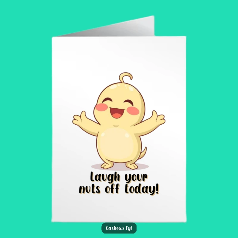 Joyful Free Printable Birthday Card: Laughing Cashew's Pure Delight Downloadable