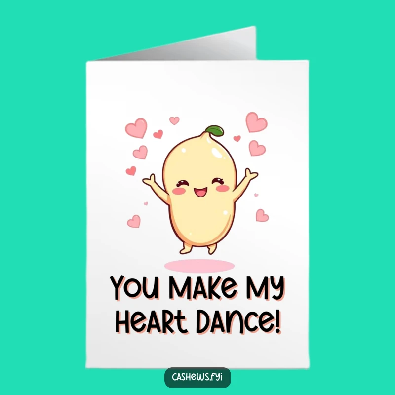 Free Printable Congrats Card: Dancing Cashew Hearts For A Fun Downloadable Gift