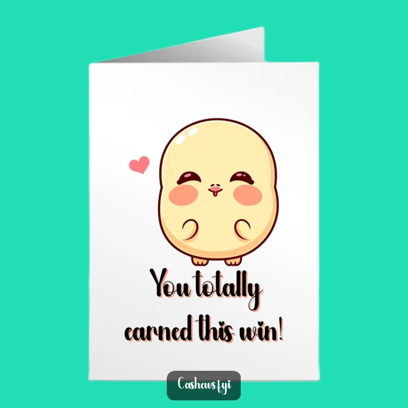 Free Printable Congrats Card: Kawaii Cashew Kissing For A Funny Downloadable Gift