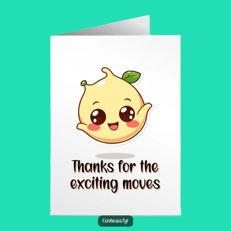 Free Printable Thank You Card: Cashew's Thankful Tumble