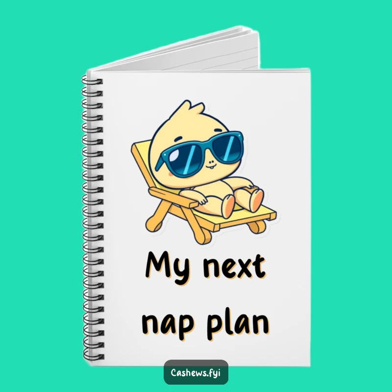 Funny Cashew Beach Bum Notebook: Hilarious Lounger for Your Notes, Perfect Funny Gift!