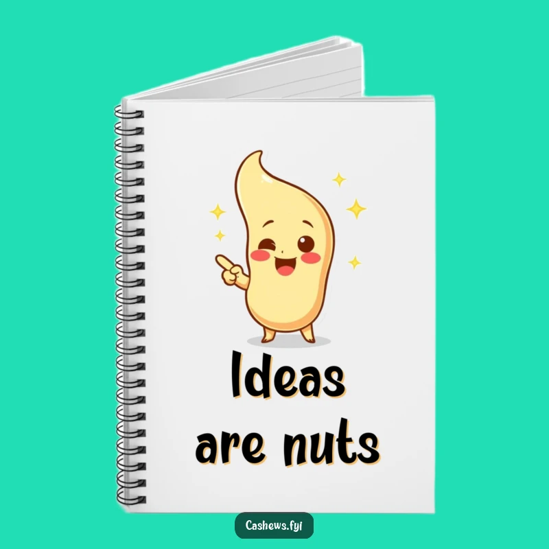 Funny Cashew Notebook: Excited Character Journal, Imaginary Cashew, Perfect Gift