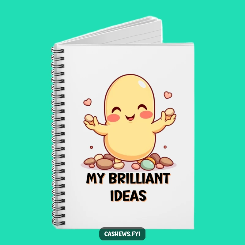 Funny Juggling Cashew Notebook - Journal for Your Most Focused and Talented Ideas