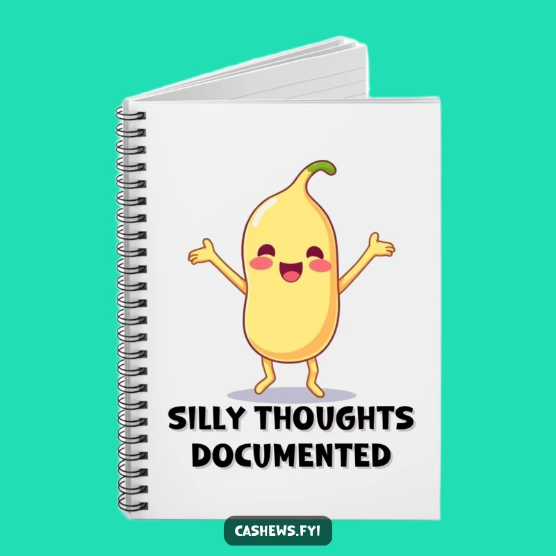 Funny Kawaii Cashew Dance Notebook - Hilarious Journal for Movers