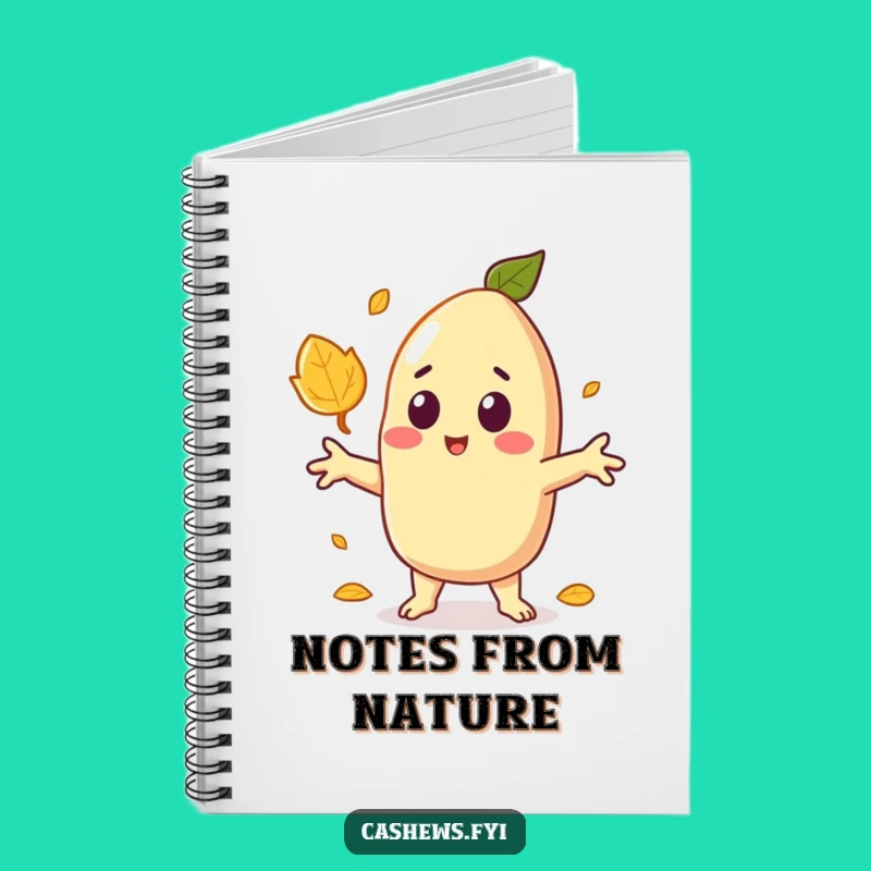 Funny Surprised Cashew Notebook: Jot Down Unexpected Thoughts