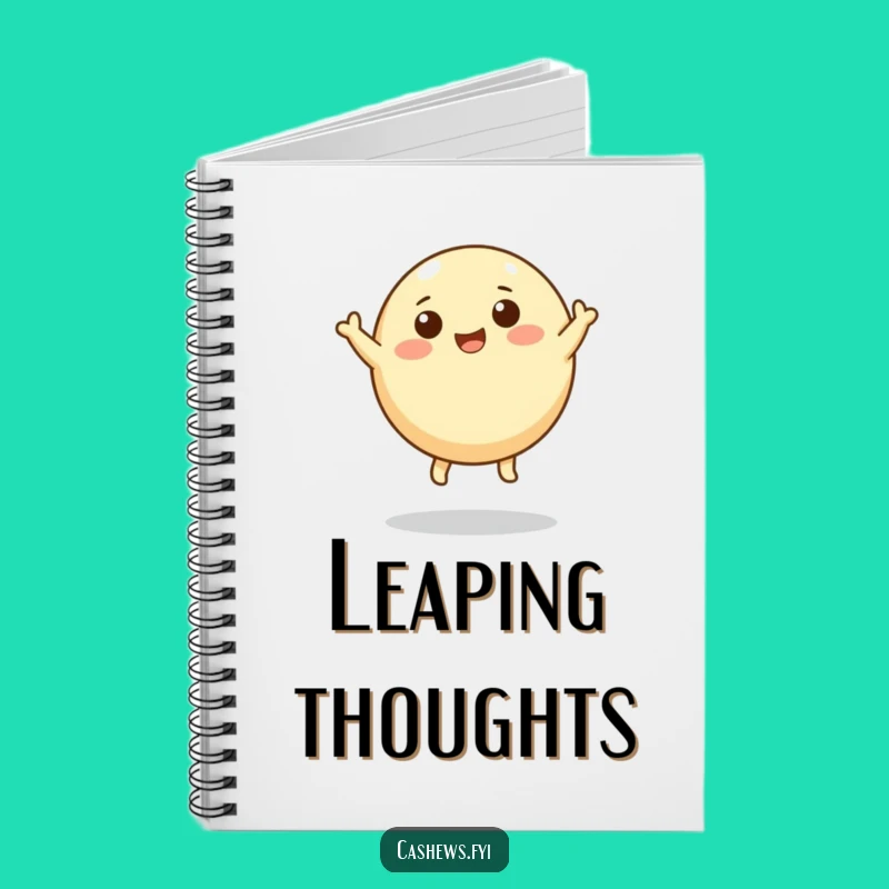 Funny Leaping Cashew Notebook: Nutty Journal, Hilarious Gift for Dreamers