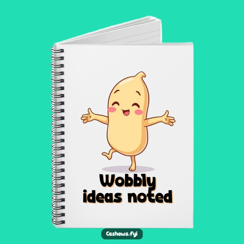 Funny Cashew Notebook: Jot Down Ideas with This Hilarious Nutty Journal