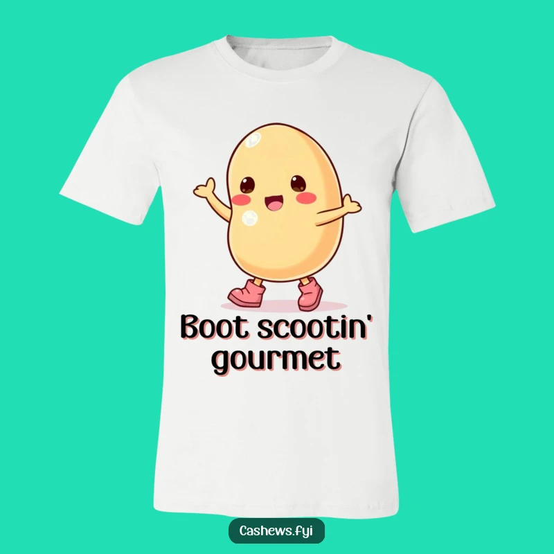 Funny Dancing Cashew T-Shirt - Groovy Nut Tee for Happy Feet and Fun Lovers