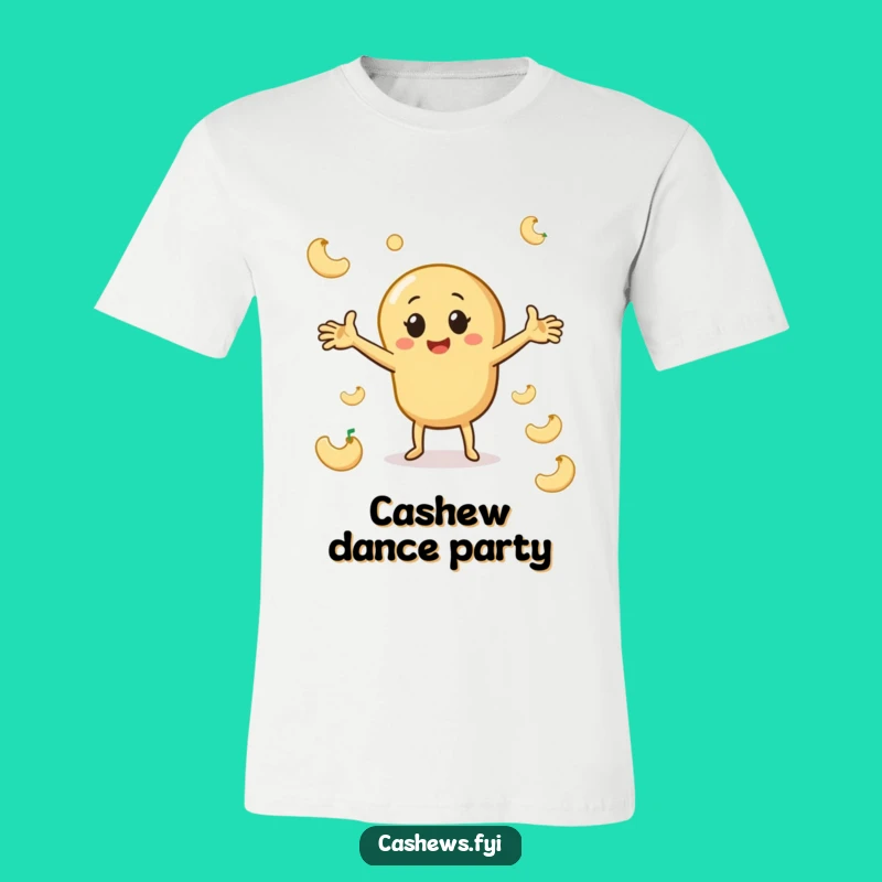 Funny Cashew Dance T-Shirt: Wear Your Moves with Nutty Joy and Style