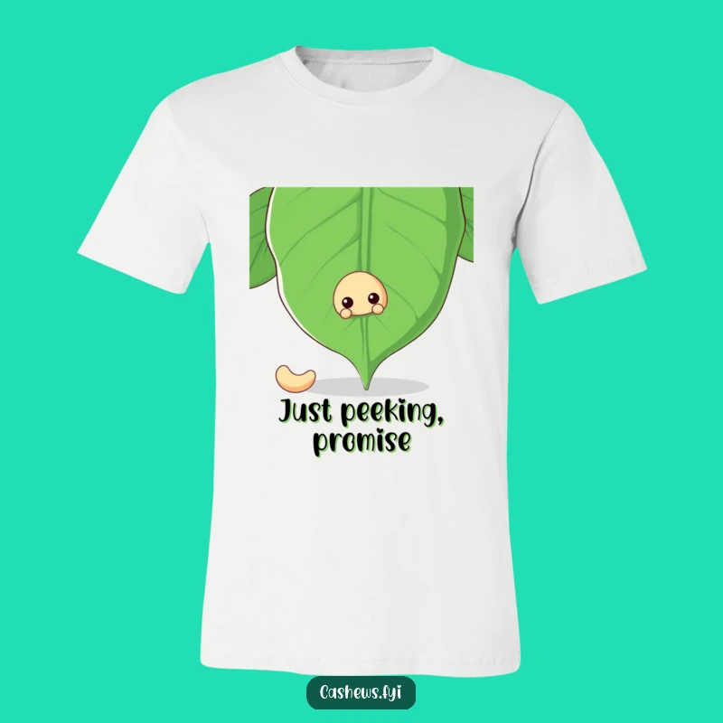 Funny Cashew Nut Leaf Hide Tee - Playful & Comfy Funny Gift!