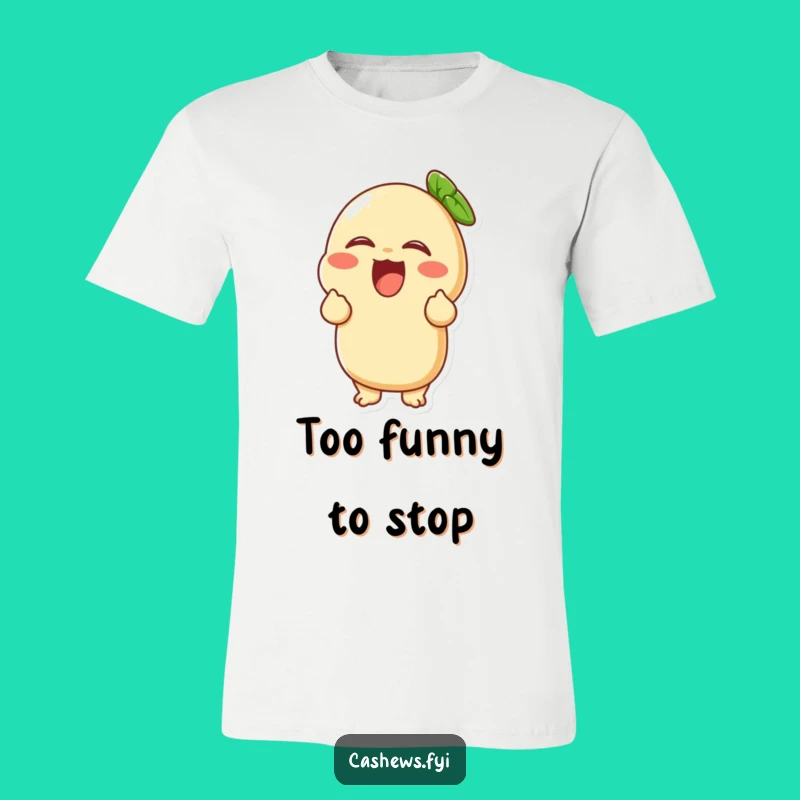 Funny Giggling Cashew T-Shirt: Laughing Nut, Perfect Humorous Gift