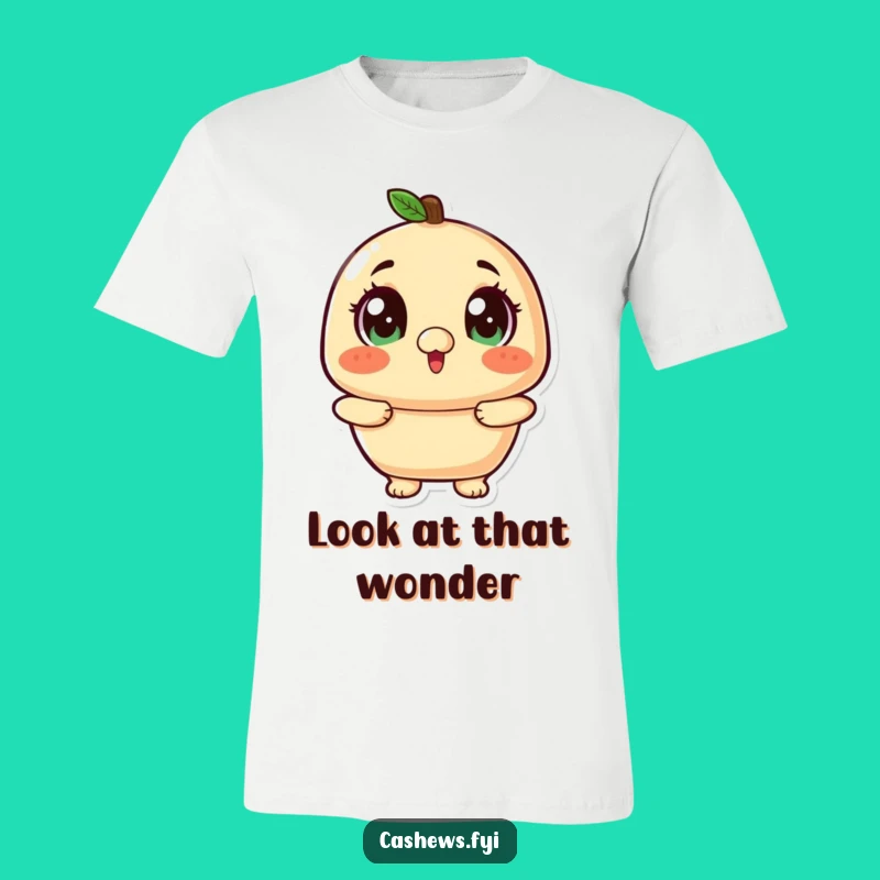 Funny Kawaii Cashew Wonder T-Shirt - Hilarious Nutty Apparel for Dreamers