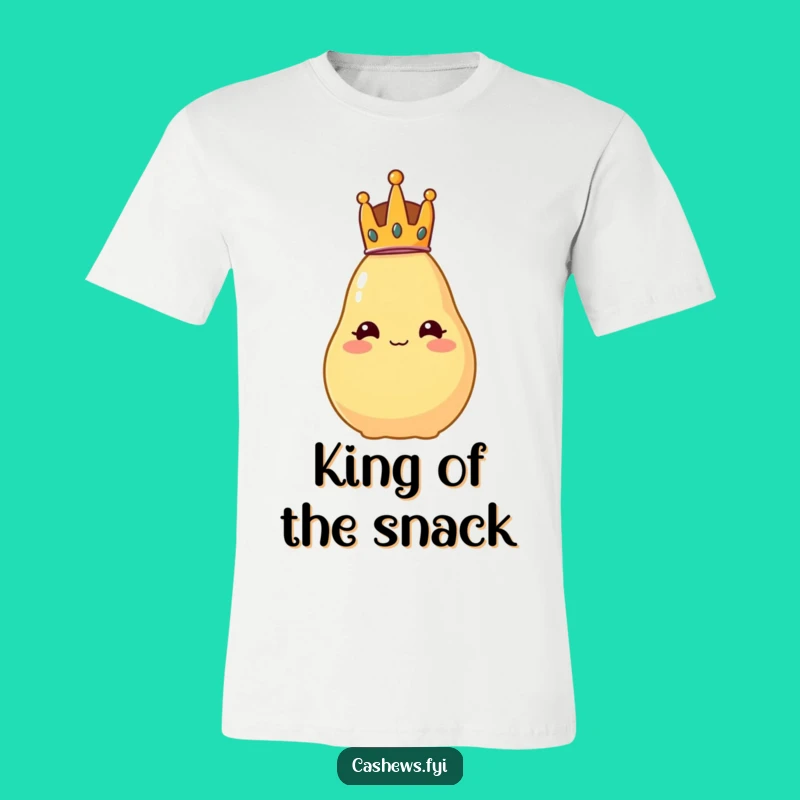 Funny Regal Cashew T-Shirt: Wear Your Crown with Hilarity