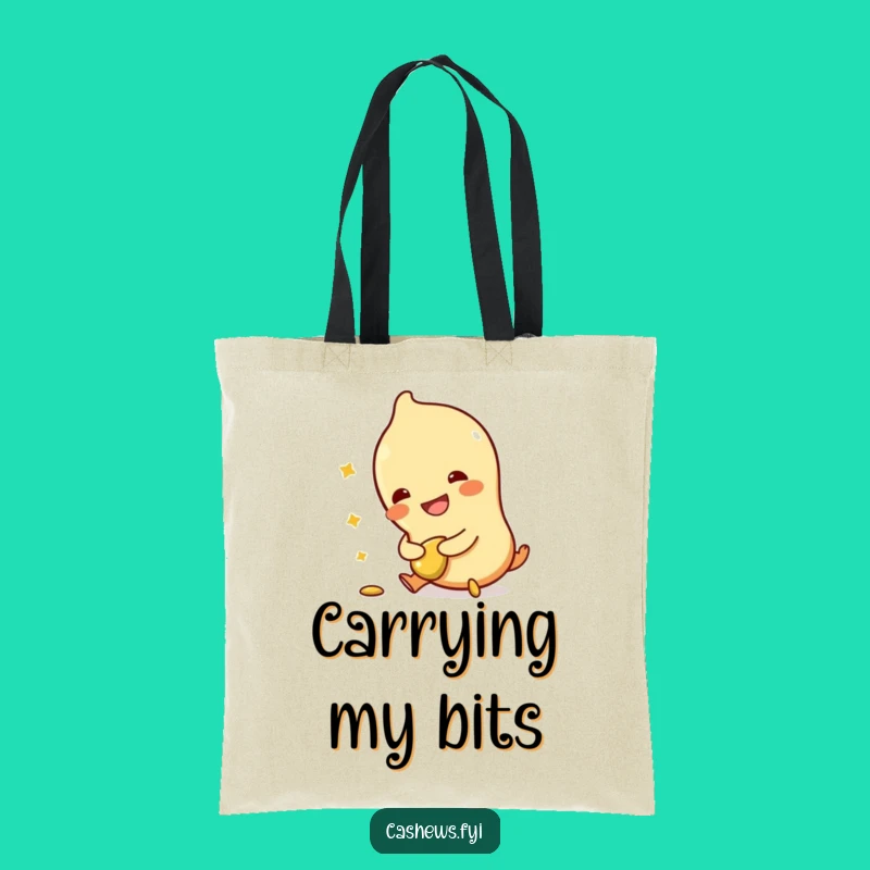 Funny Cashew Tote Bag: Hilarious Tripping Character, Perfect Shopping Gift
