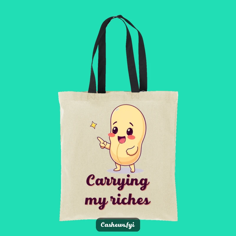 Funny Cashew Nut Treasure Hunter Tote - Carry Your Finds!