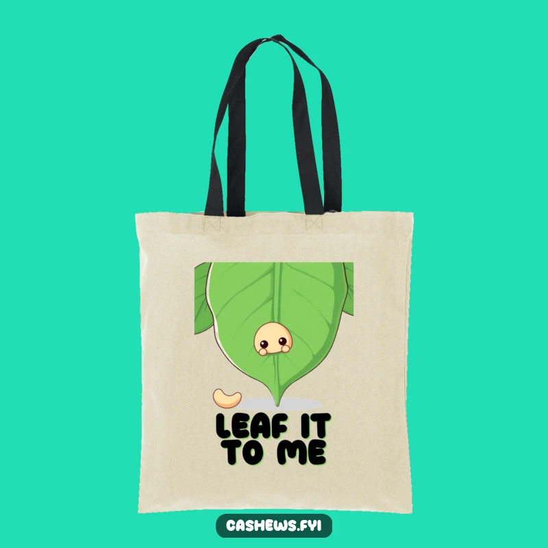Funny Cashew Nut Leafy Treasure Tote - Carry Your Secrets!