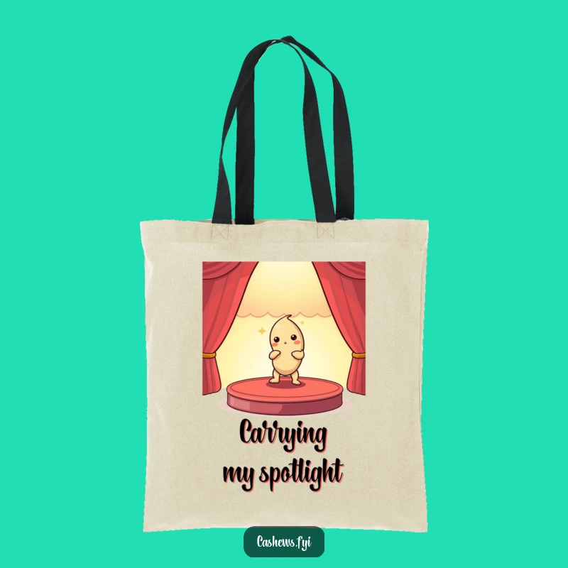 Funny Cashew Nut Stage Star Tote - Carry Your Laughs!