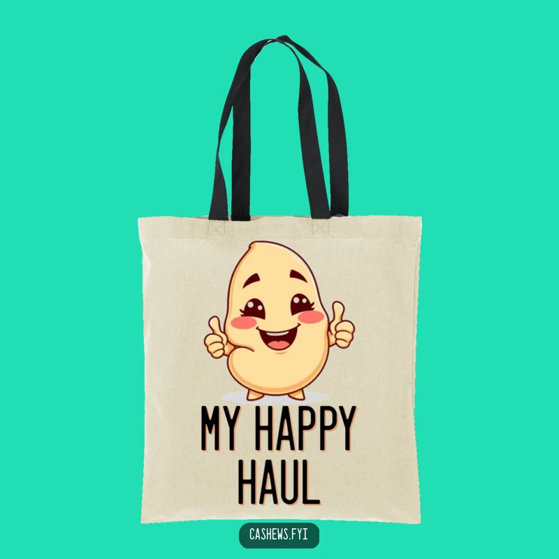Funny Cheeky Cashew Tote Bag: Carry Snacks, Perfect Gift Bag