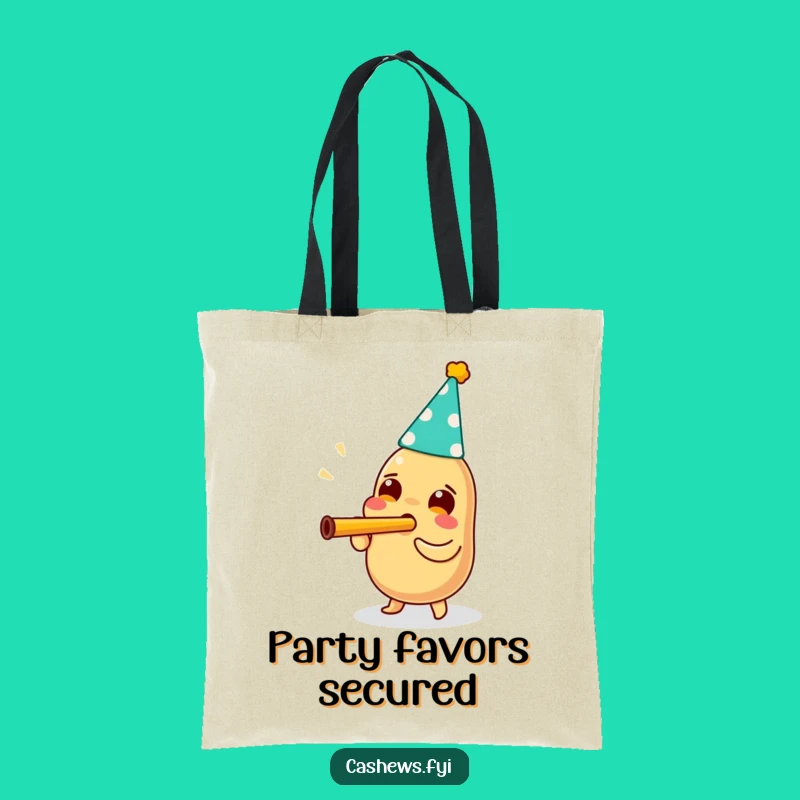Funny Party Cashew Tote Bag: Carry Your Party Essentials with Nutty Festivity